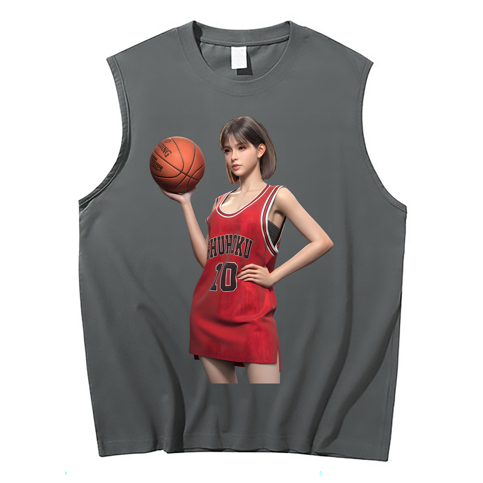 （画像用） SLAM DUNK／スラムダンク コットン100％タンクトップ（フロントプリント）